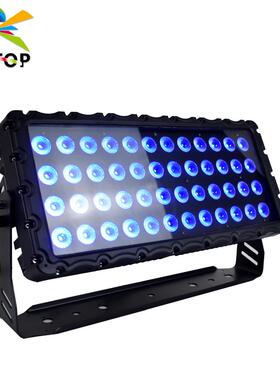 48颗12瓦4色RGBW四合一户外防水投光灯铸铝机箱48x12W高亮度染色