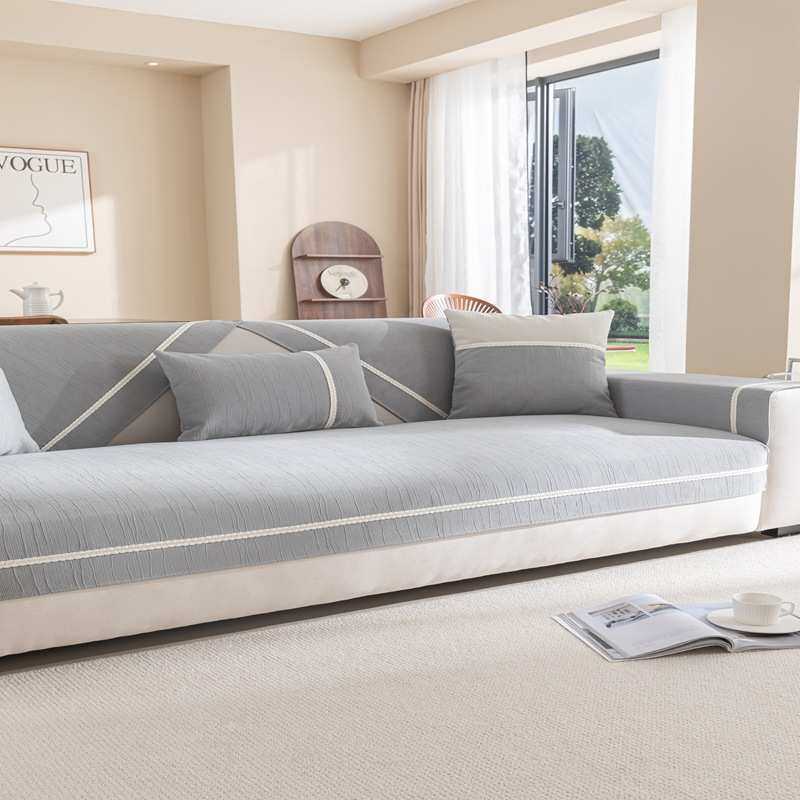 ins纯色现代简约雪尼尔全包沙发盖布防滑万能盖巾布坐垫防猫咪抓,居家布艺,沙发套,淘宝优惠券,粉丝福利购,淘宝优惠卷