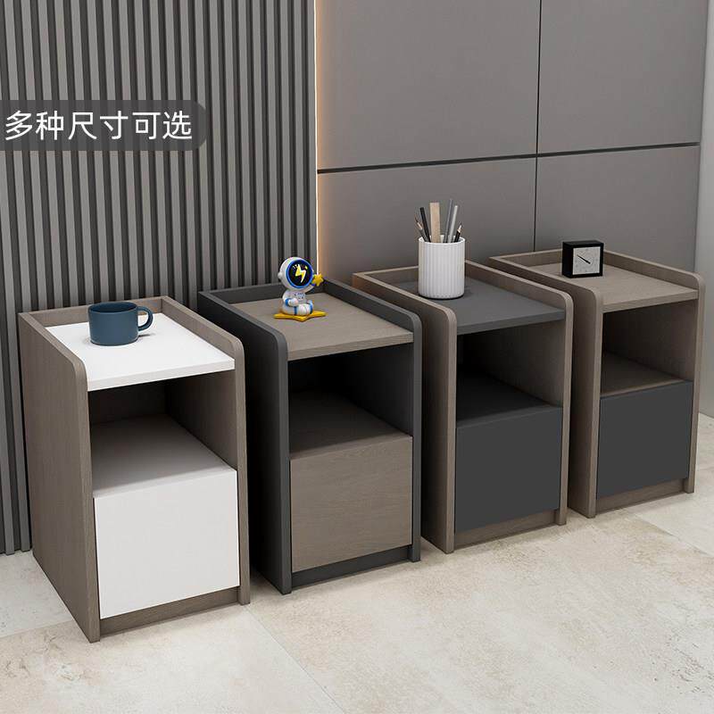 床头柜实木板极窄款小型迷你25/35/40卧室30cm宽床边窄夹缝柜