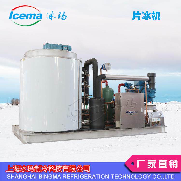 自动食品级片冰机-工业及商用片冰机-冷藏降温用鳞片冰设备冰玛供