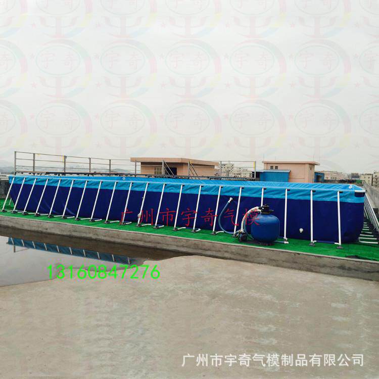 水上游艺设施大型充气支架水池水上产品组合滑梯水上冲关围栏