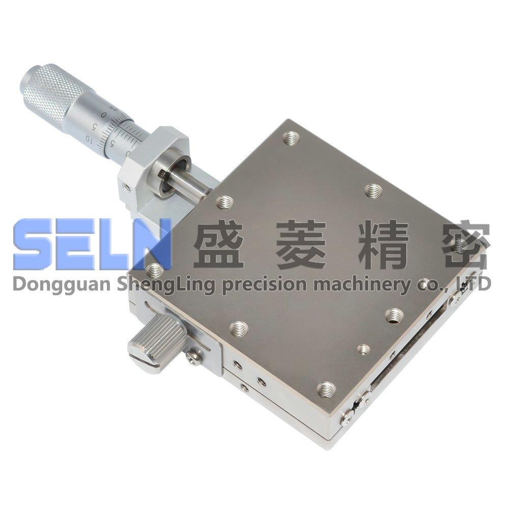 供应60*60X轴LBX60-C直线滚珠型手动微调架位移平台XSG60-A