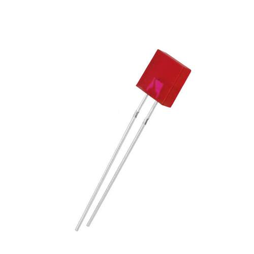 2.5X7X7方形红灯短脚277灯珠红发红高亮2*7*7红散光led发光二极管