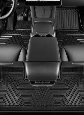 专车专业用一体脚垫MODEL3 MODELY汽车脚垫防水防滑