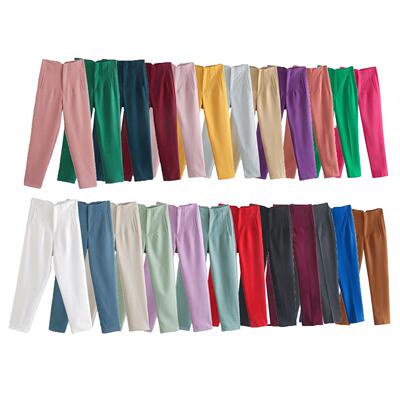 Fashion Office Wear High waist Pants for Women Formal Pants