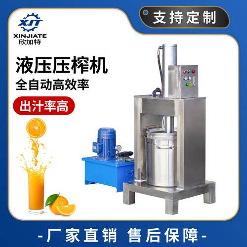 全自动液压式脱水果蔬压榨机果酵素过滤压榨机提取压榨收汁机