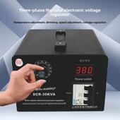 三相可控硅数字调压器380V大功率功率调节器电炉丝电热管调温变压