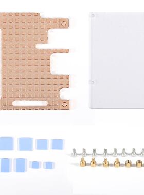 树莓派3代B型散热外壳 Raspberry Pi 3B3代纯铜散热片盒子外壳