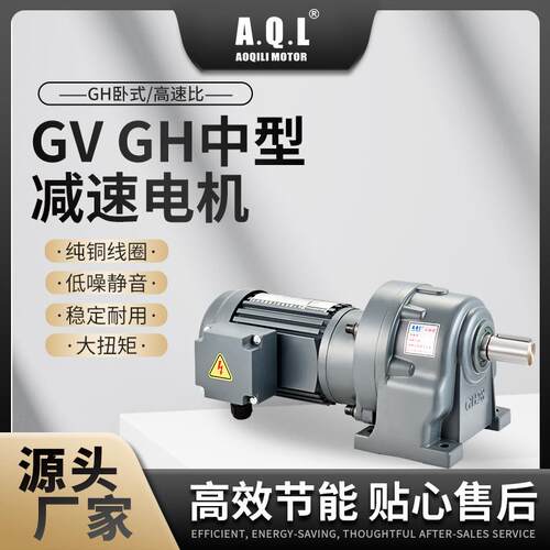 奥奇力GVGH中型减速电机GH卧式/高速比纯铜线圈厂家直发