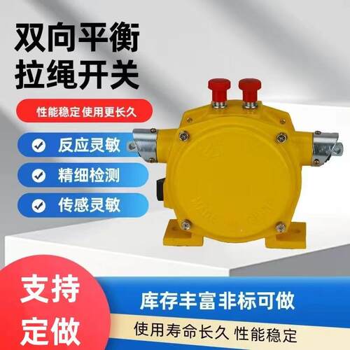 双向平衡拉绳开关kLT2-2紧急拉线开关LLP2-2CFL5-16HFKPT2-P-11