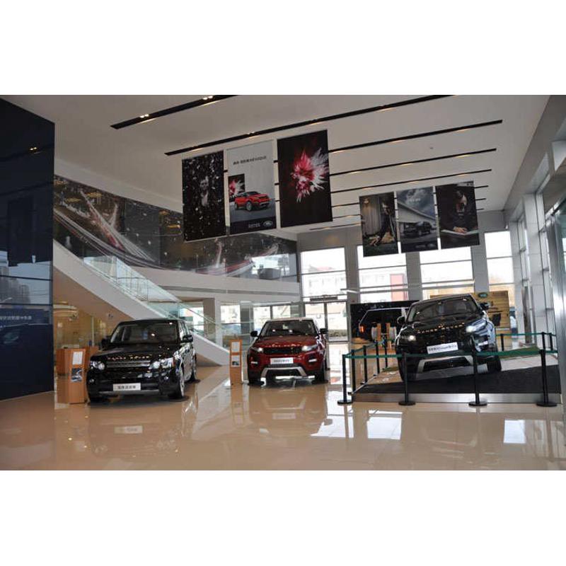 电动横幅杆4s店条幅升降机展厅遥控会标升降杆吊旗自动升降窗帘