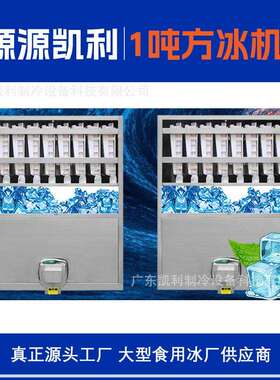 凯利方冰机 颗粒冰机源头厂大型工业设备一吨商用制冰机支持验厂