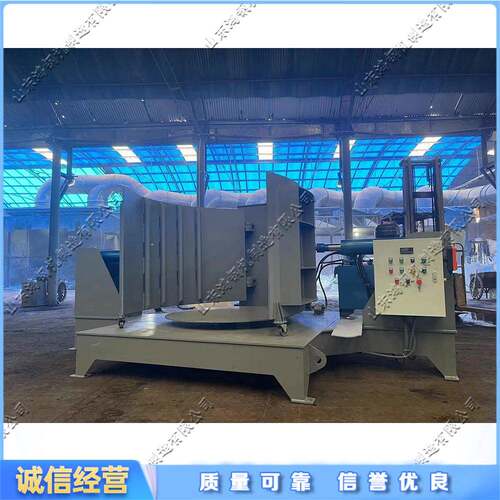 圆盘型液压挤压机 吨袋货物自动旋转挤压机 结块原料挤压松散设备