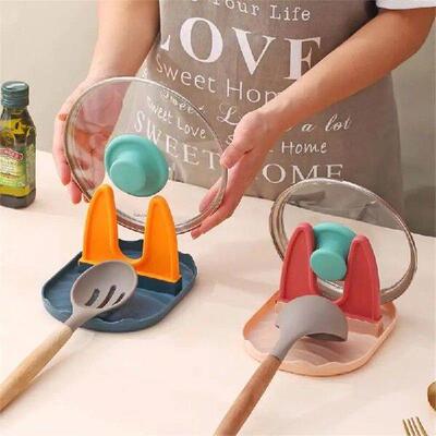 Supports Spoons Pot Cover Rests Spatula Stand For Kitchen