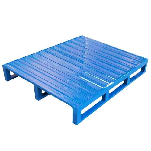 1.2米金属托盘厂家现货叉车搬运铁托盘钢托盘3吨四面进叉防滑型