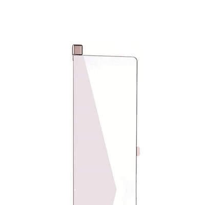 衣帽间 侧装隐藏式折叠试衣镜 平开门穿衣镜 衣柜 衣帽间圆角无边