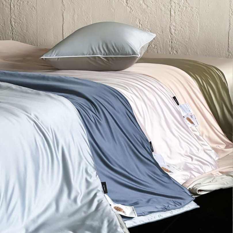 薄冰蚕丝高级冰双人夏凉轻夏季被感皮款奢丝夏天混纺被凉空调感,床上用品,化纤被,淘宝优惠券,粉丝福利购,淘宝优惠卷