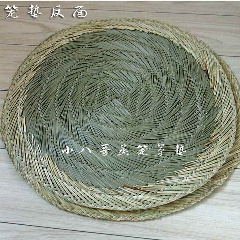 蒸笼草垫 圆形加密加厚草垫子 商用蒸包子不粘防湿底笼垫比笼布好