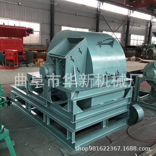 安徽菇木粉碎机苹果树枝硬杂木粉碎机自动进料盘式木屑机