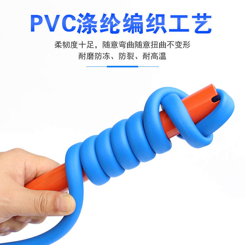 三胶两线软管 氧气乙炔PVC管 气动风炮空压机PU软管 编织高压气管