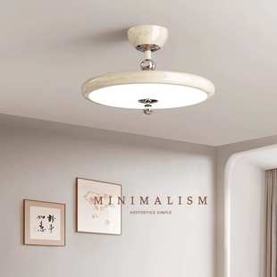 灯 奶油卧卧室创意led法式 房间书房风主吸顶灯灯护眼个性 大气新款
