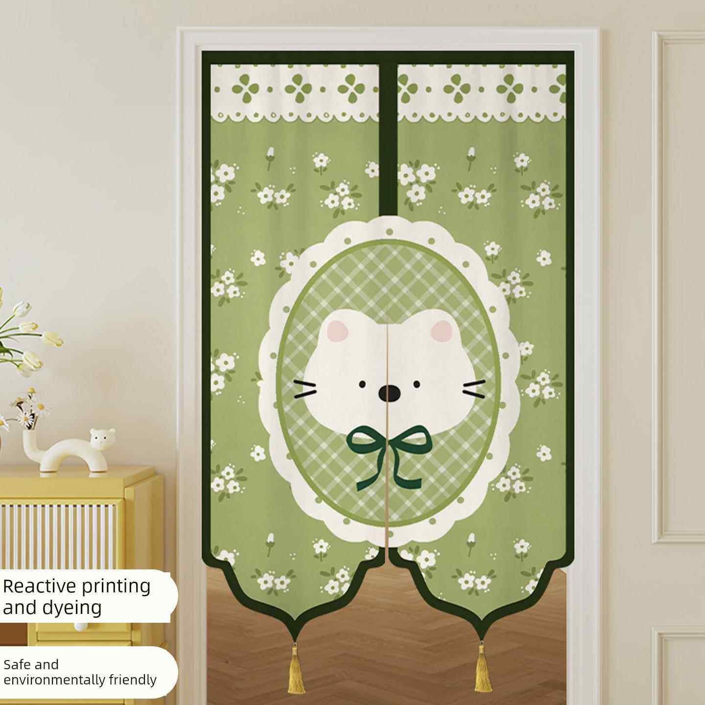 儿童卧室书房家用房间隔断帘门帘保护隐私美观装饰帘家居通用帘