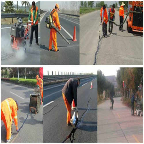 灌修补灌沥青混凝土缝养护裂缝水泥裂缝面修路道路灌胶缝胶批发封