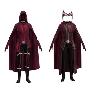 Red Magic Witch Costume, Halloween Cosplay