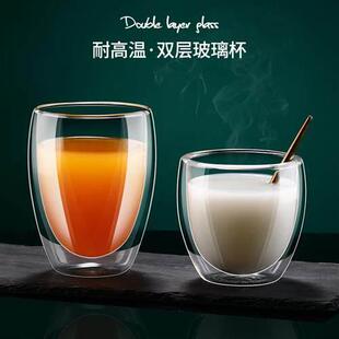 Heat mug Glass Walled Cup coffee Tea Double Insulated