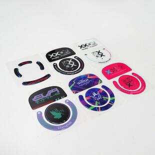 滑鼠脚贴GPRO二代X狗屁王GPX无线 线GPW朱雀DEX钢化玻璃电竞脚垫