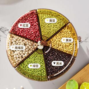 米旋转防虫家用储存罐防潮密封收纳盒分隔大米储箱五谷杂粮米桶 装