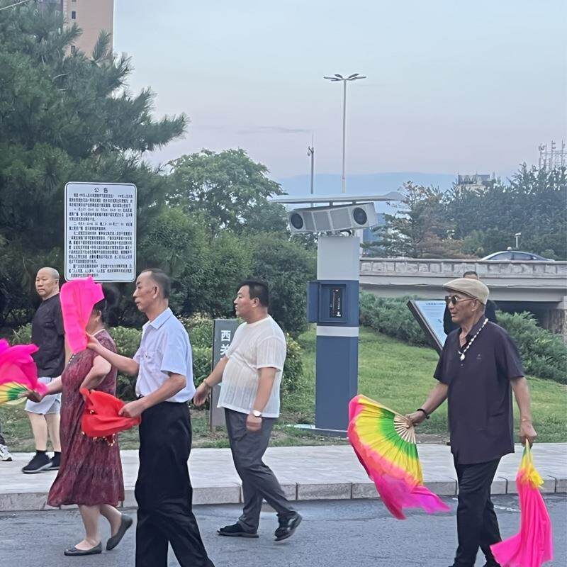 居住区市民娱乐公园广场舞定向发声系统社区定向传声音箱