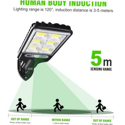 Outdoor solar street light with remote controlLED太阳能路灯