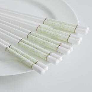 景德镇骨瓷筷子系列2025新快子中国风格家用防滑防霉经典陶瓷乳白
