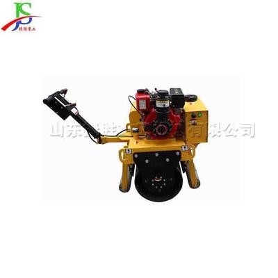 手实扶式路单轮压机道路坑洼无品牌/填埋整平机小型回填土压沟压