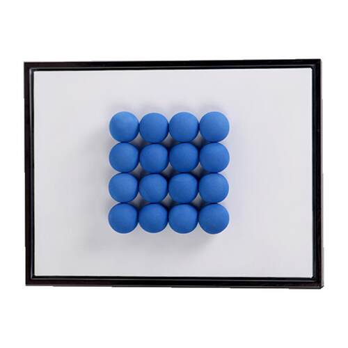 北欧ins装饰画彩色挂画几何金属圆球抽象样板间轻奢房间软装饰品