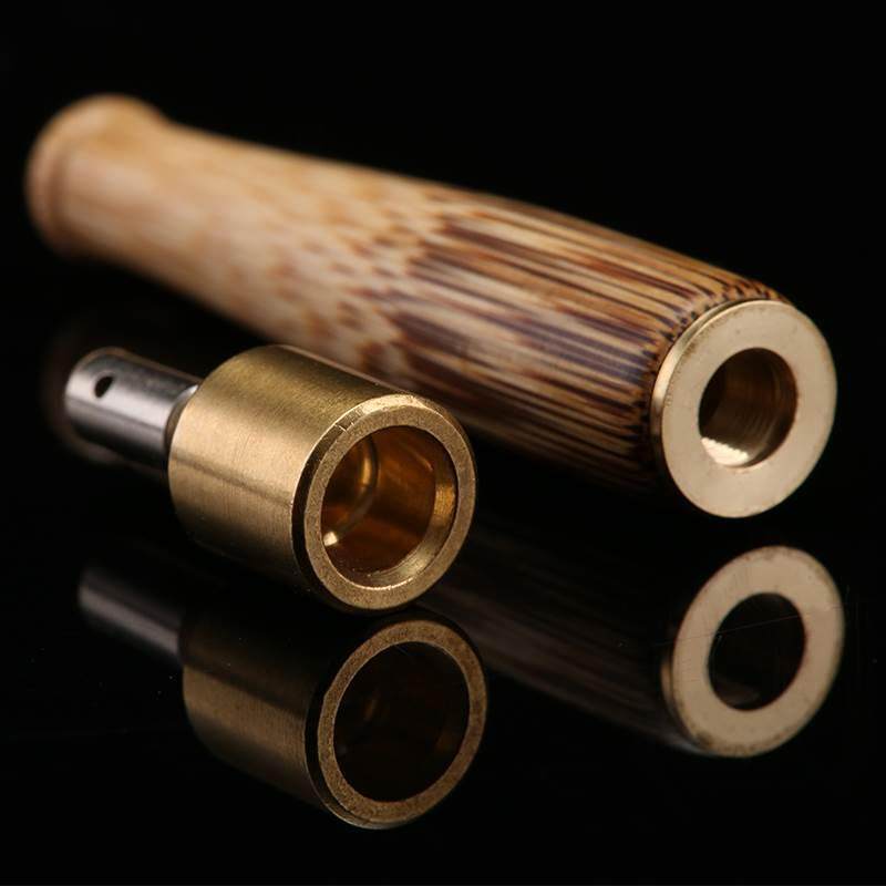 手工打磨金丝竹实心竹文玩盘玩老玉竹枝烟嘴过滤器竹制吸烟器送礼,特色手工艺,竹编/竹雕,淘宝优惠券,粉丝福利购,淘宝优惠卷