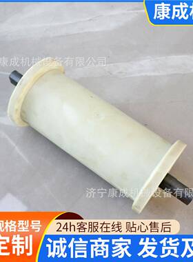 康成聚氨酯地滚尼龙托辊耐磨直径300钢丝绳用拖绳轮铸钢铁地辊轮