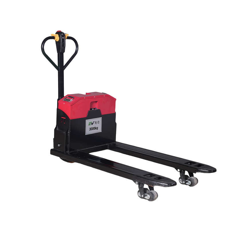 越野全电动地牛叉车 半电动手动升降叉车 3吨越野款全电动搬运车