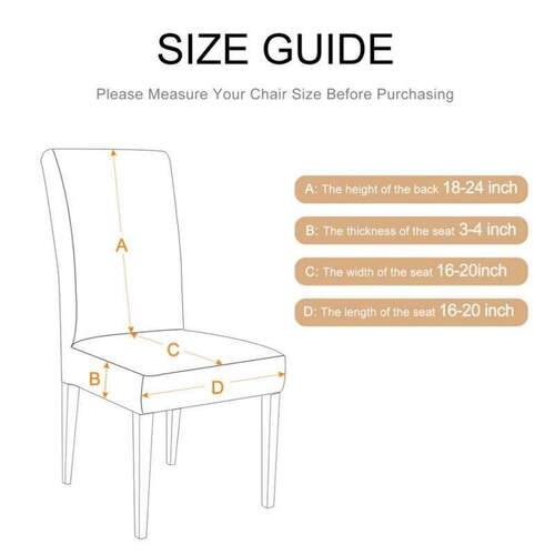 Spandex Chair Covers Printed Stretch Elastic Universal Chair