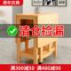 折叠餐桌家用小户型实木简约长方形靠墙写作业书桌多功能吃饭桌子