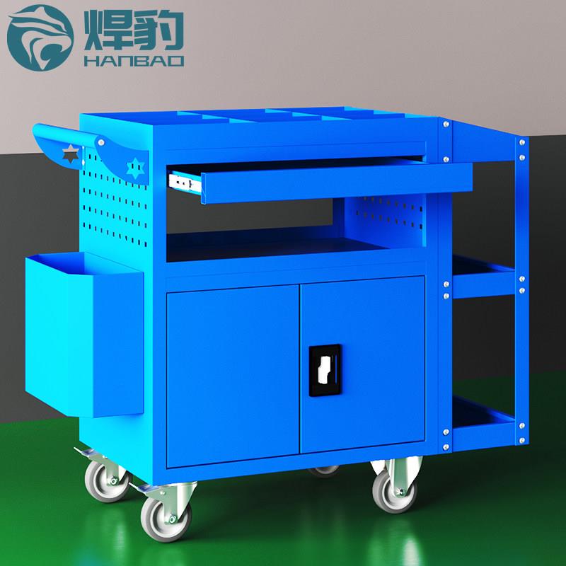 多功能工具车汽修工具箱车间移动工具柜工具车零件车工具收纳层架