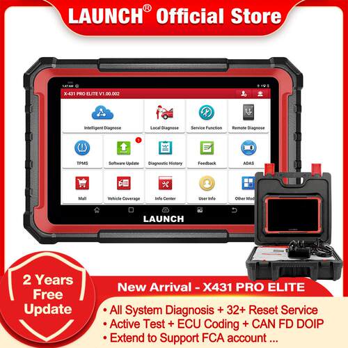 元征LAUNCH X-431 PRO ELITE汽车故障检测仪海外多语言配置外贸版