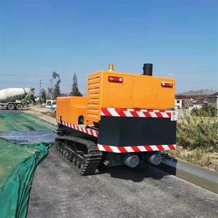 履带式路缘石滑模成型机公路防撞墙滑膜机边沟拦水带路沿石滑模机