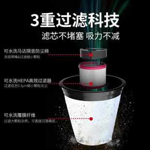 史沃斯 Shiwosi 3工业吸尘器工厂车间有线桶吸干湿两用桶式