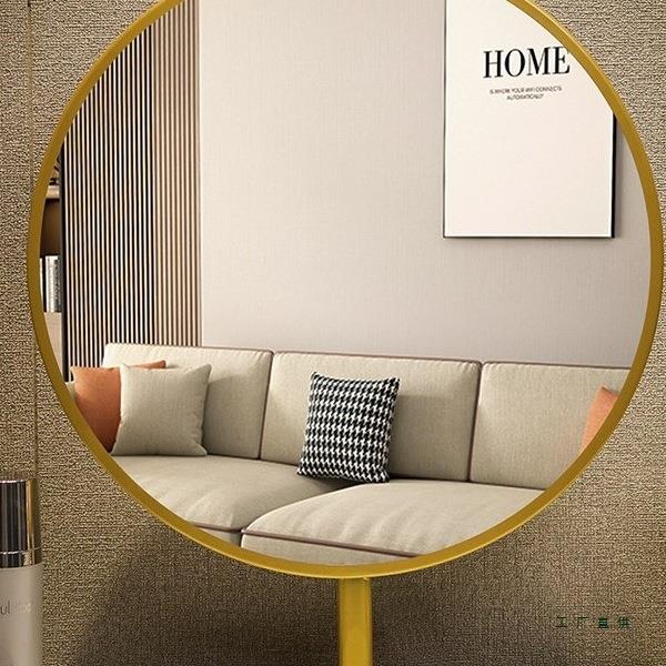 现代简化妆台式桌面卧室552镜美妆镜约可转补光旋网红轻奢梳妆镜