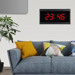 大数字电子钟办公室时装 饰万历年现代约壁挂3819B钟大屏幕数字挂