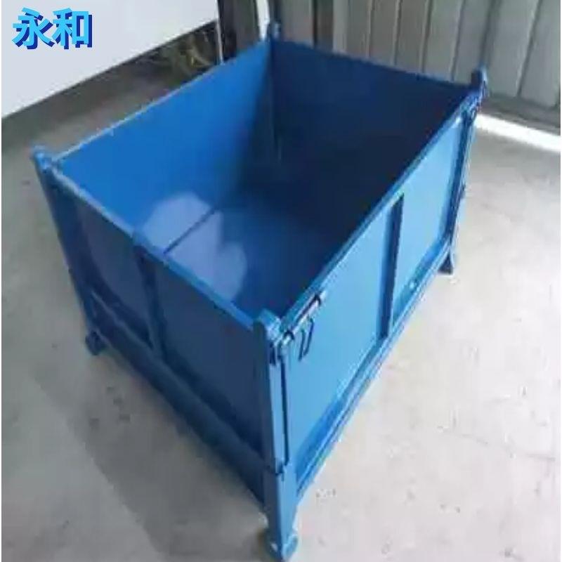 金属周转箱铁箱车间储物箱铁屑箱物料箱大铁框金属铁质零件框