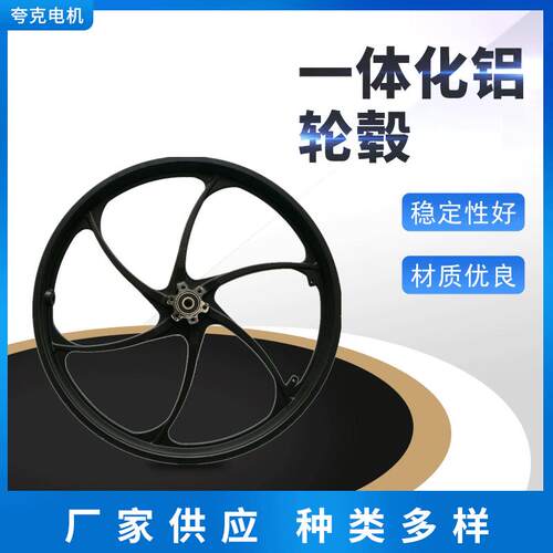 厂家供应205系列12/14/16/18/20寸一体化铝轮毂电动车直驱电机