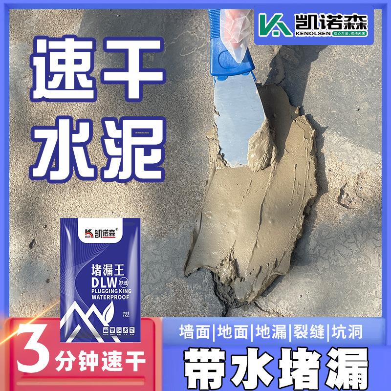 快干水泥水不漏速凝型化妆室漏水堵漏王水泥地面修补屋顶裂缝补漏